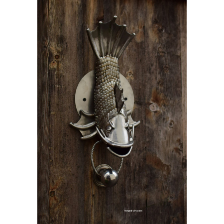 fish figure door knocker